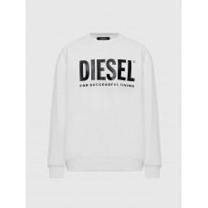 Diesel S-Gir Division Logo Sweater White