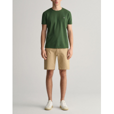 Gant Slim Fit Twill Short Dark Khaki