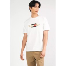 Tommy Hilfiger Icon Gold Tee Ecru