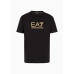 EA7 Emporio Armani Gold Label Cotton Jersey Tee Black