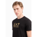 EA7 Emporio Armani Gold Label Cotton Jersey Tee Black