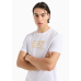 EA7 Emporio Armani Gold Label Cotton Jersey Tee White