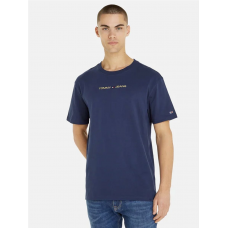 Tommy Jeans Classic Gold Linear Tee Twilight Navy