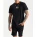 Kiss Chacey Goshen Dual Curved Tee Jet Black