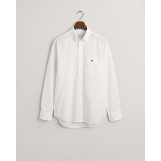 Gant Regular Fit Poplin Shirt White