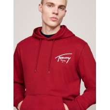 Tommy Jeans Reg Entry Graphic Hood Regatta Red
