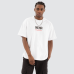 Nena and Pasadena Global Raptor Tee Optical White