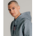 Gant Reg Archive Shield Hoodie Grey Melange