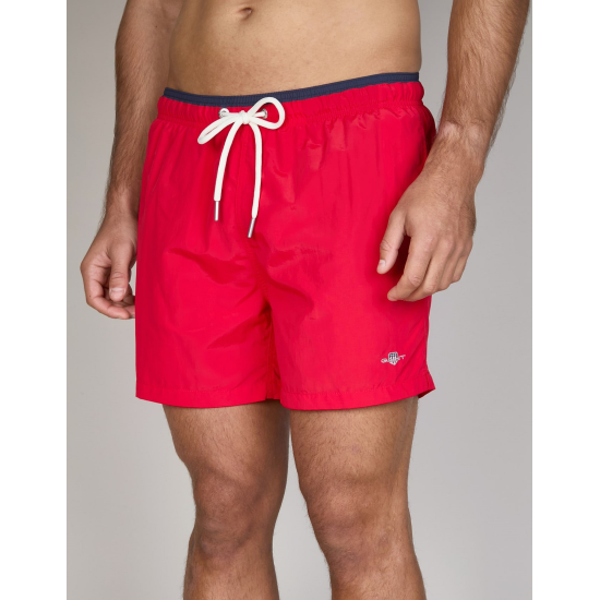 Gant Shield Swim Shorts Bright Red