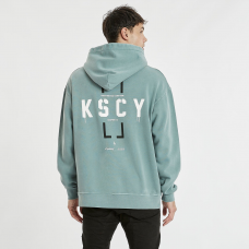 Kiss Chacey Hemlock Relaxed Hooded Sweater Pigment Trellis 