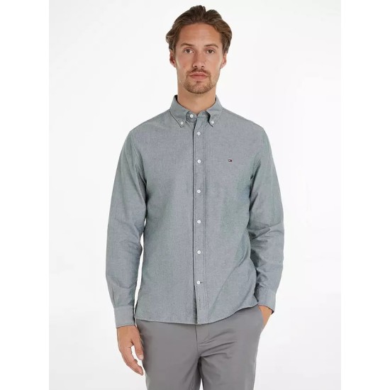 Tommy Hilfiger Solid Heritage Oxford Shirt  Ornamental Green