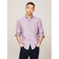 Tommy Hilfiger Solid Heritage Oxford Shirt  Heritage Plum