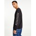 Tommy Jeans Homespun Graphic L/S Tee Black