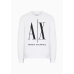 Armani Exchange Icon Big Logo Sweater White