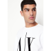 Armani Exchange Icon Big Logo Sweater White