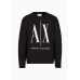 Armani Exchange Icon Big Logo Sweater Black