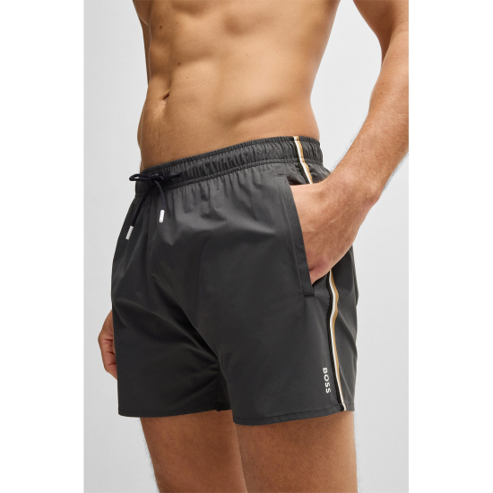 Boss Iconic Swim Short Charcoal