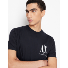 Armani Exchange Icon Logo 2.0 Tee Navy
