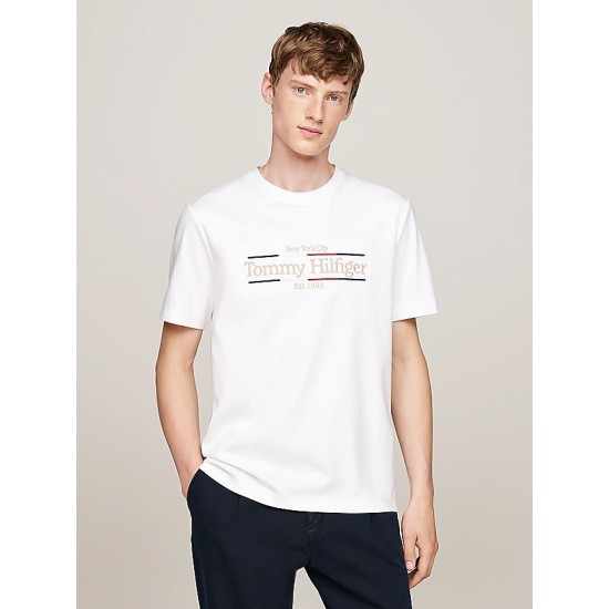 Tommy Hilfiger Interlock Icon Graphic Tee White