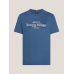 Tommy Hilfiger Interlock Icon Graphic Tee Aegean Sea 