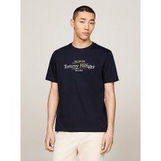 Tommy Hilfiger Interlock Icon Graphic Tee Desert Sky