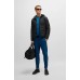 Boss J_Thor Water-Repellent Padded Jacket with Decorative Reflective Details Black