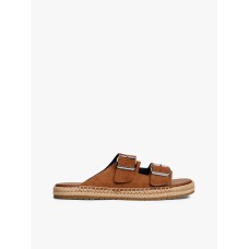 Tommy Hilfiger Flex Jutte Suede Sandal Fudge Brown