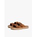 Tommy Hilfiger Flex Jutte Suede Sandal Fudge Brown