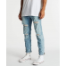Kiss Chacey K3 Tapered Turn Up Jeans Horizon Blue