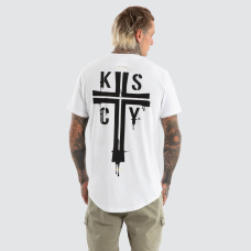 Kiss Chacey Alpha Dual Curved Tee Optical White