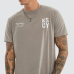 Kiss Chacey Alpha Dual Curved Tee Pigment Elephant Grey