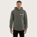 Kiss Chacey Inferno Curved Hem Hoodie Pigment Basil