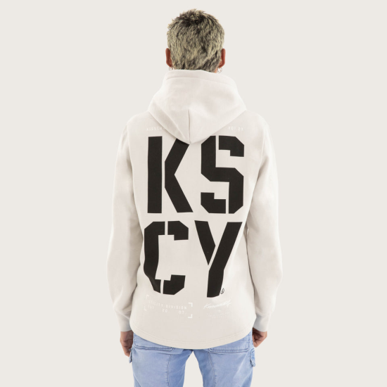 Kiss Chacey Bask Dual Curved Hoodie Glacier Grey