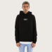 Kiss Chacey Beneath Layered Hoodie Jet Black  