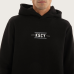 Kiss Chacey Beneath Layered Hoodie Jet Black  