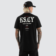 Kiss Chacey England Dual Curved Tee Jet Black