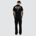 Kiss Chacey England Dual Curved Tee Jet Black