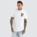 Kiss Chacey Fenced Dual Curved Tee Optical White