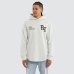Kiss Chacey Fracture Dual Curved Hoodie Pigment Glacier Grey