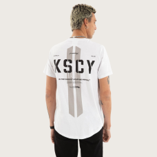 Kiss Chacey Grasp Dual Curved Tee White