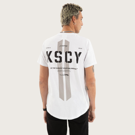 Kiss Chacey Grasp Dual Curved Tee White
