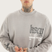 Kiss Chacey Kingdom Relaxed Sweater Alloy