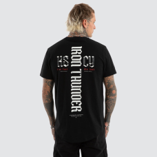 Kiss Chacey Iron Thunder Dual Curved Tee Jet Black