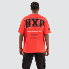 Nena and Pasadena Knockout Raptor Tee Poppy Red