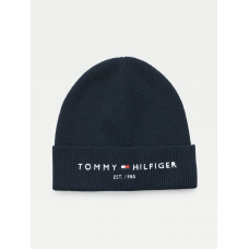 Tommy Hilfiger Established Knitted Cotton Beanie Navy