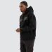 Nena and Pasadena Knockout Relaxed Hoodie Jet Black