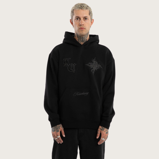 Kiss Chacey Paragons Relaxed Hoodie Jet Black