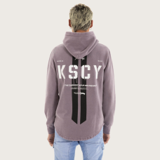 Kiss Chacey Promise Dual Curved Hoodie Pigment Grey Ridge