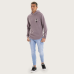 Kiss Chacey Promise Dual Curved Hoodie Pigment Grey Ridge