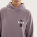 Kiss Chacey Promise Dual Curved Hoodie Pigment Grey Ridge
